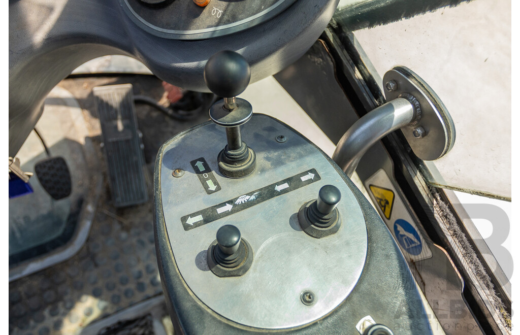 Circa 2009 Green Machine 636HS Air Sweeper (Enclosed A/C Cab)