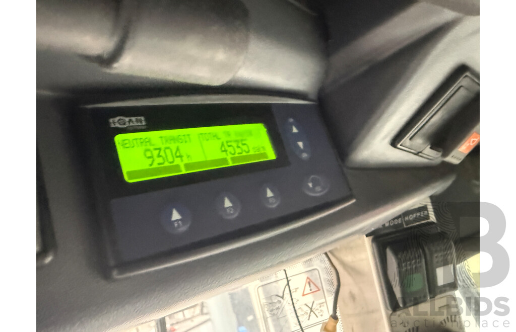 Circa 2009 Green Machine 636HS Air Sweeper (Enclosed A/C Cab)