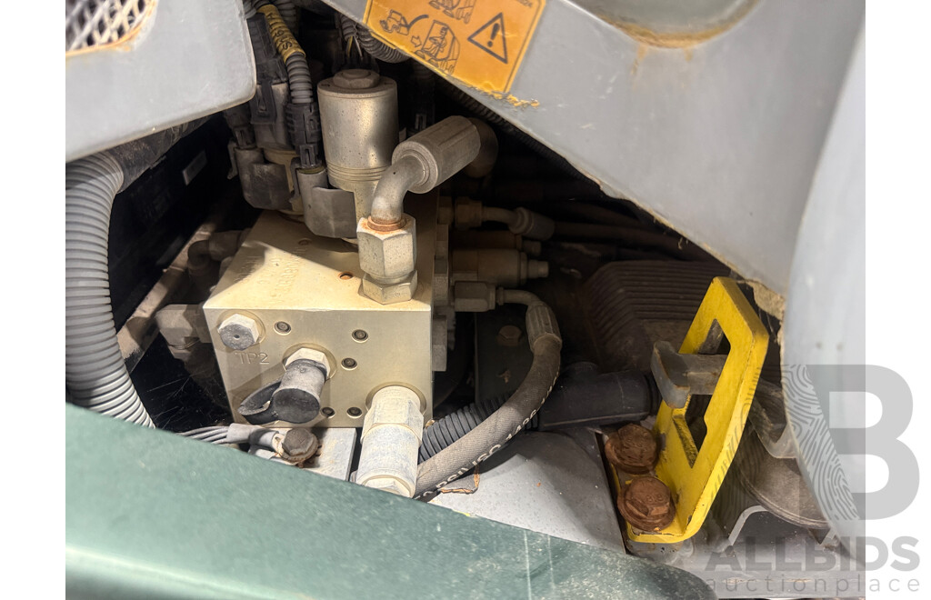 Circa 2009 Green Machine 636HS Air Sweeper (Enclosed A/C Cab)