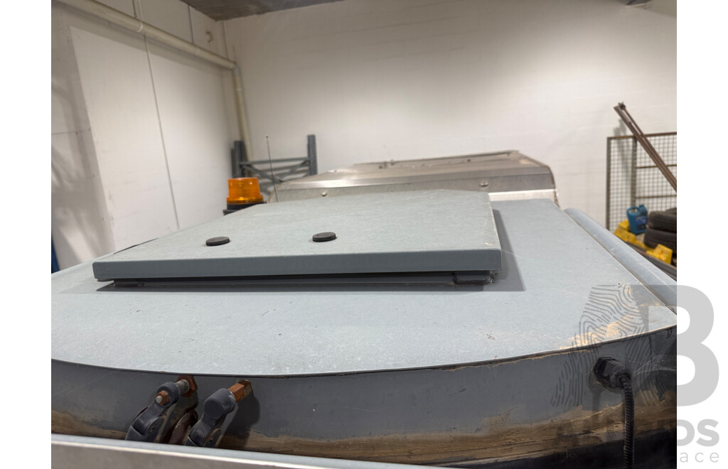 Circa 2009 Green Machine 636HS Air Sweeper (Enclosed A/C Cab)