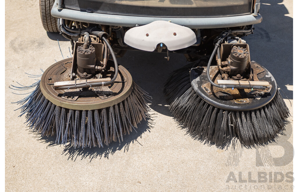 Circa 2009 Green Machine 636HS Air Sweeper (Enclosed A/C Cab)