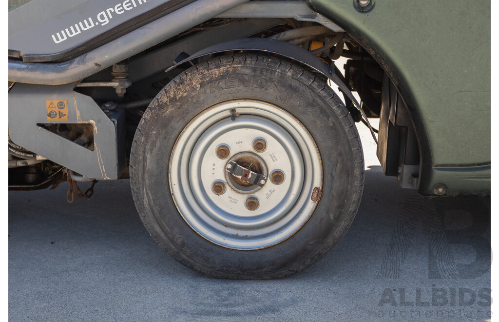 Circa 2009 Green Machine 636HS Air Sweeper (Enclosed A/C Cab)