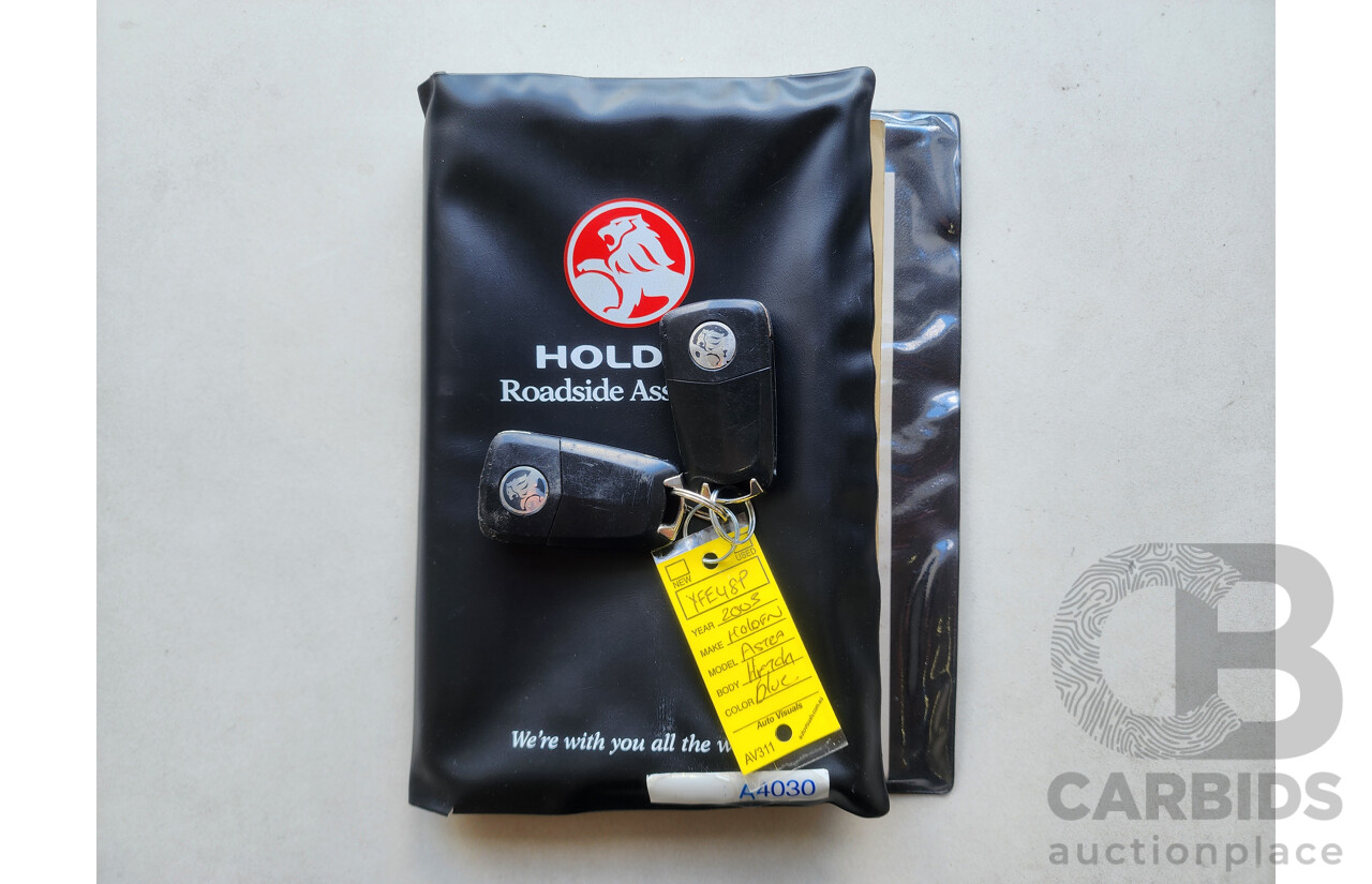 9/2005 Holden Astra CDX AH 5d Hatchback Blue 1.8L