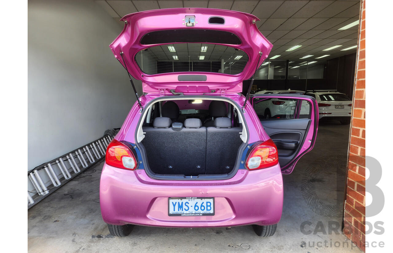 6/2014 Mitsubishi Mirage ES LA 5d Hatchback Pink 1.2L