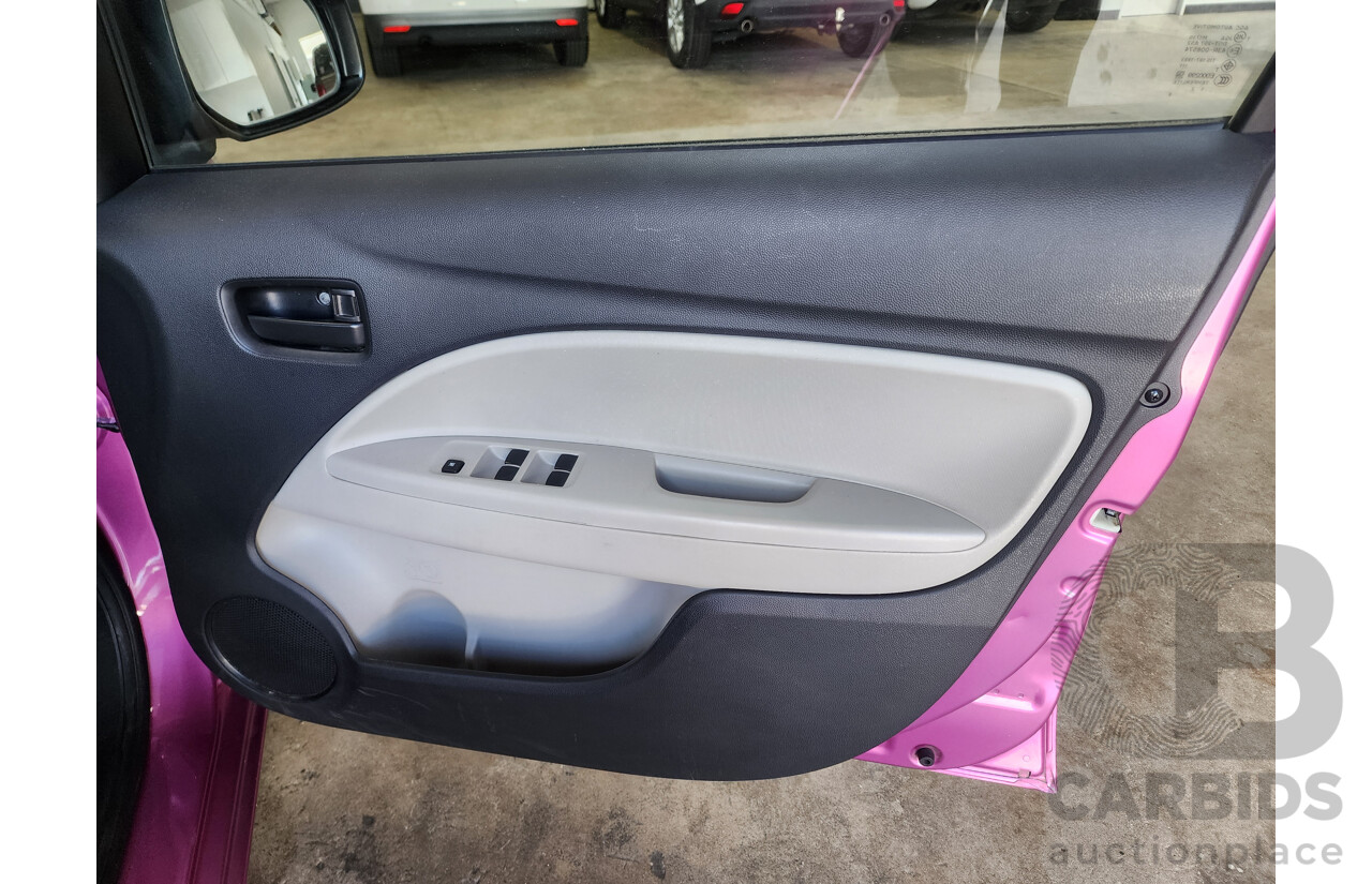 6/2014 Mitsubishi Mirage ES LA 5d Hatchback Pink 1.2L