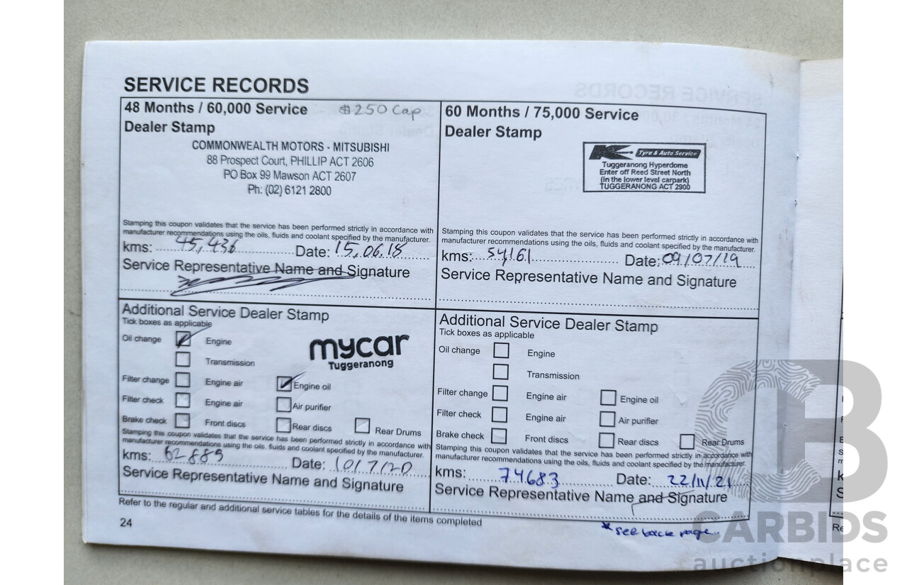 6/2014 Mitsubishi Mirage ES LA 5d Hatchback Pink 1.2L