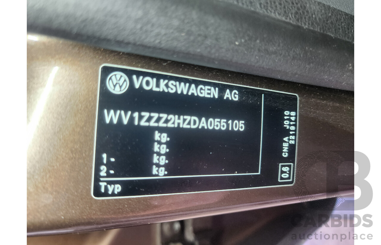 8/2013 Volkswagen Amarok Tdi400 Ultimate (4x4) 2H MY13 Dual Cab Utility Brown 2.0L