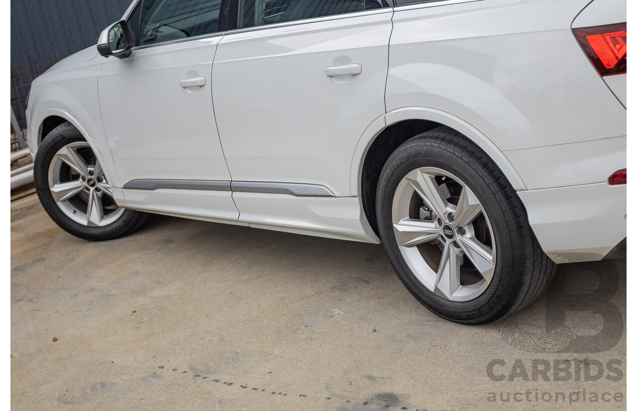 8/2021 Audi Q7 45 TDI Quattro MHEV (AWD) 4M MY22 4D Wagon Pure White Turbo Diesel 3.0L 7 seater - Mild Hybrid