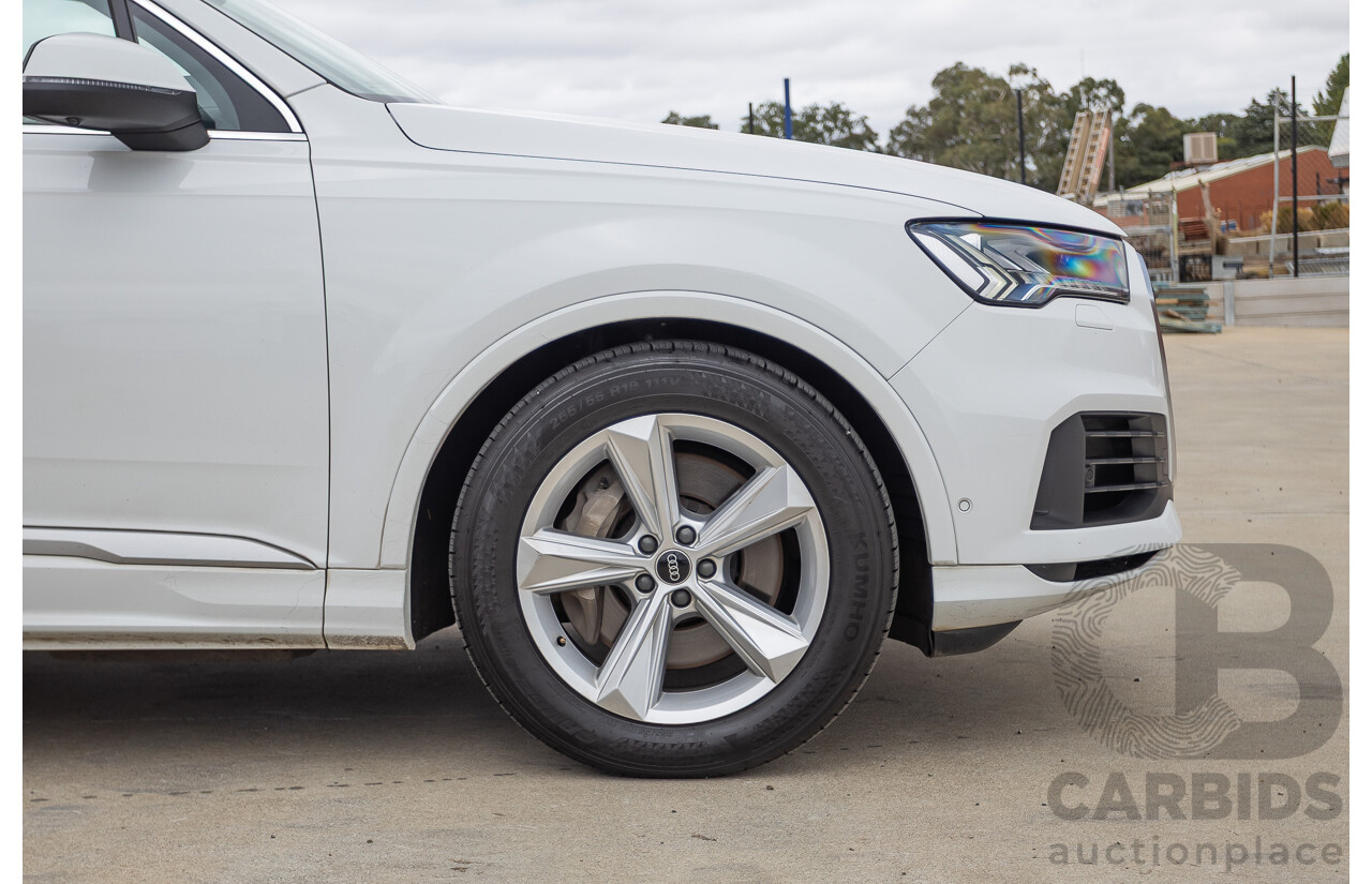8/2021 Audi Q7 45 TDI Quattro MHEV (AWD) 4M MY22 4D Wagon Pure White Turbo Diesel 3.0L 7 seater - Mild Hybrid