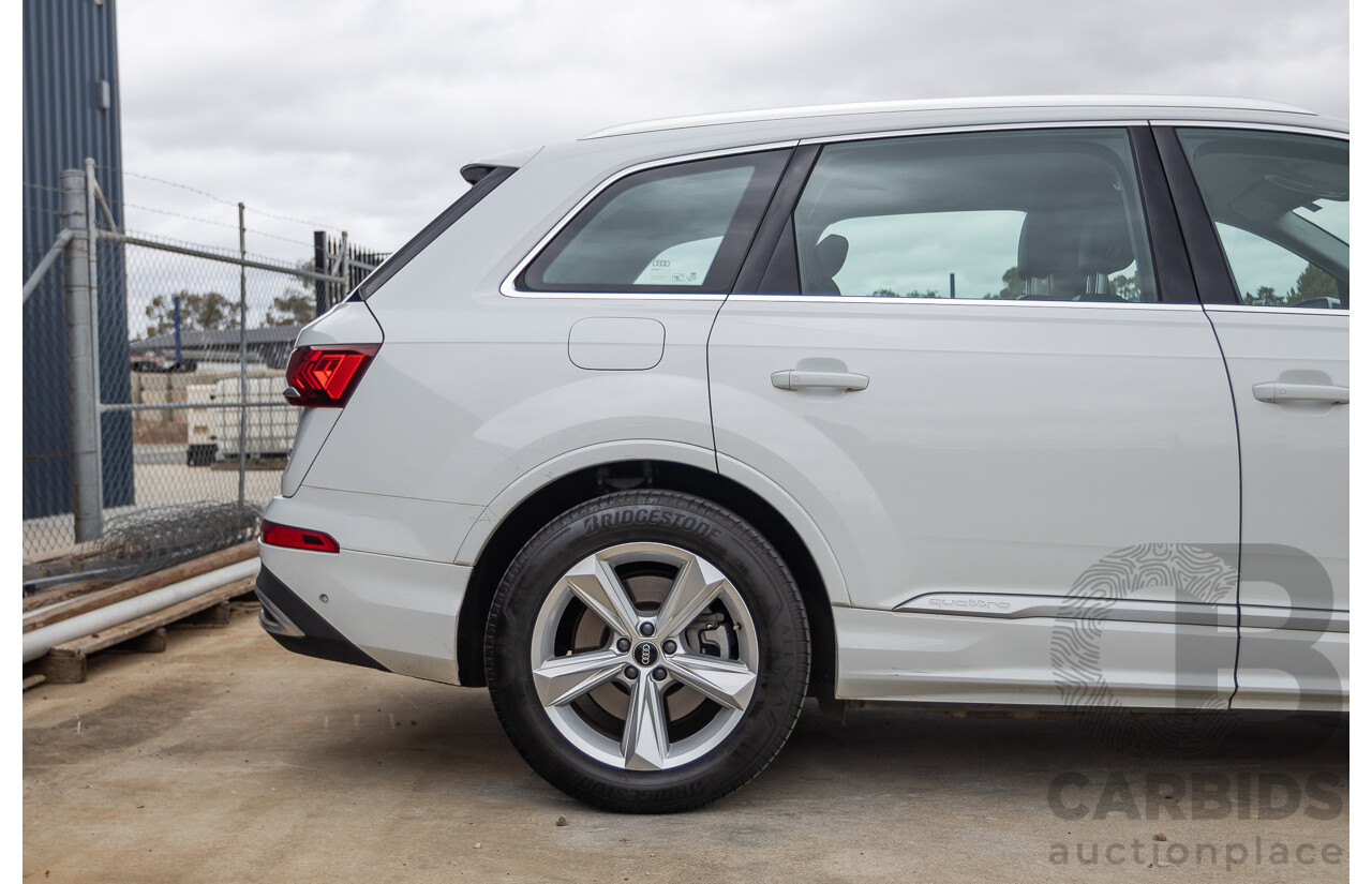 8/2021 Audi Q7 45 TDI Quattro MHEV (AWD) 4M MY22 4D Wagon Pure White Turbo Diesel 3.0L 7 seater - Mild Hybrid