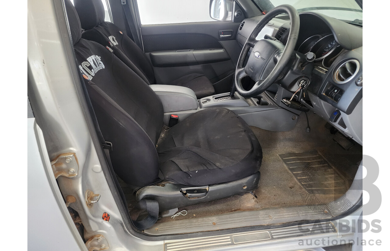 5/2010 Ford Ranger XLT (4x4) PK Dual Cab P/Up Silver 3.0L