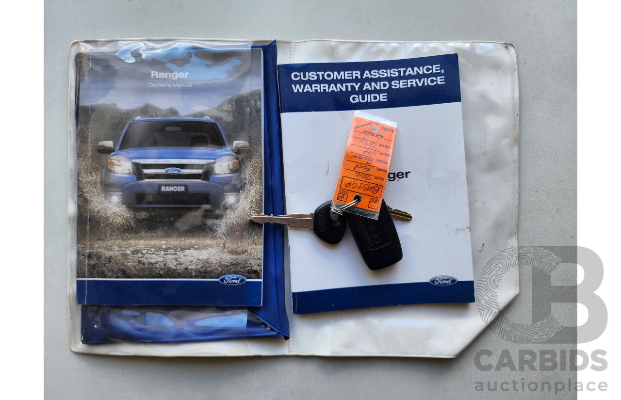 5/2010 Ford Ranger XLT (4x4) PK Dual Cab P/Up Silver 3.0L