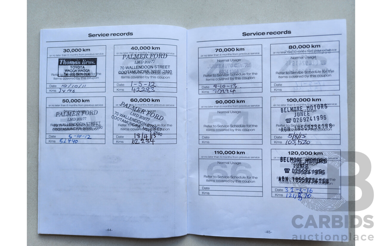 5/2010 Ford Ranger XLT (4x4) PK Dual Cab P/Up Silver 3.0L