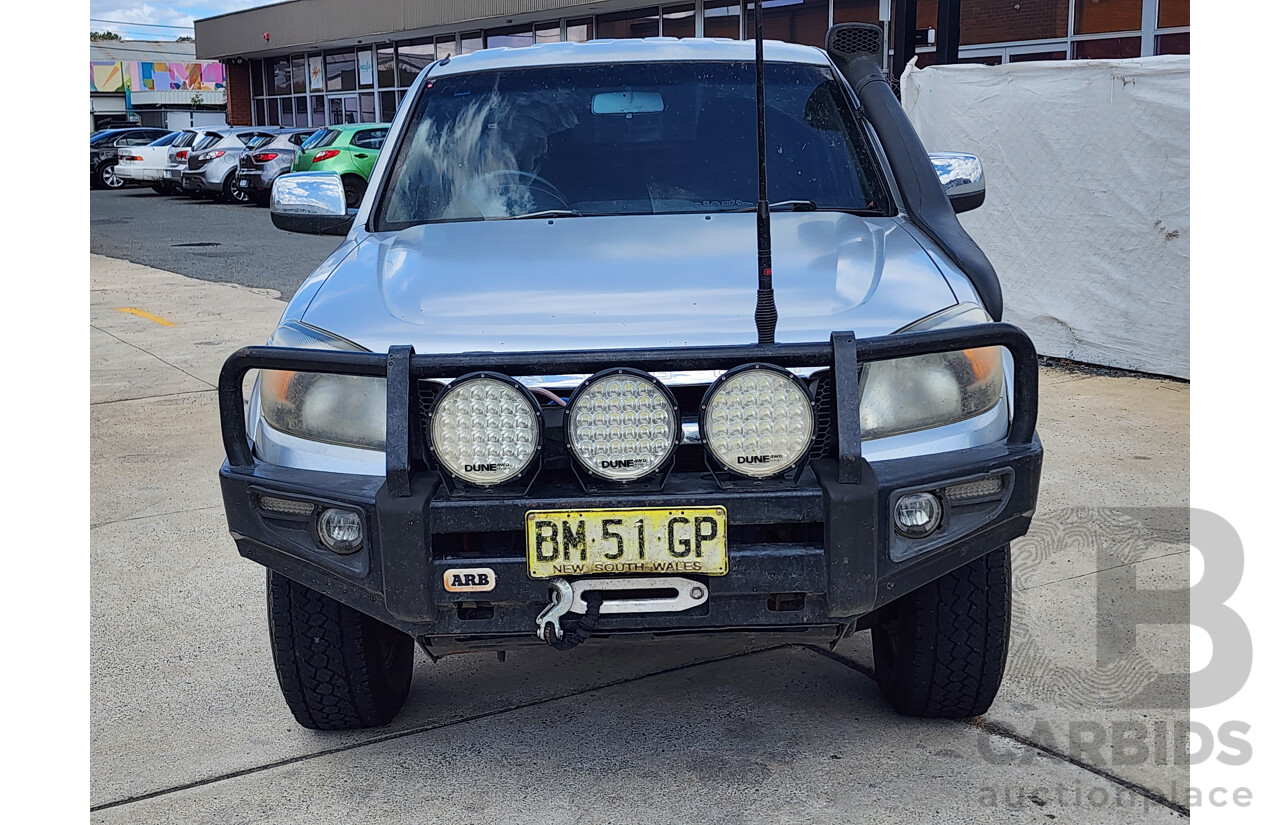 5/2010 Ford Ranger XLT (4x4) PK Dual Cab P/Up Silver 3.0L