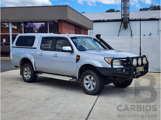 5/2010 Ford Ranger XLT (4x4) PK Dual Cab P/Up Silver 3.0L