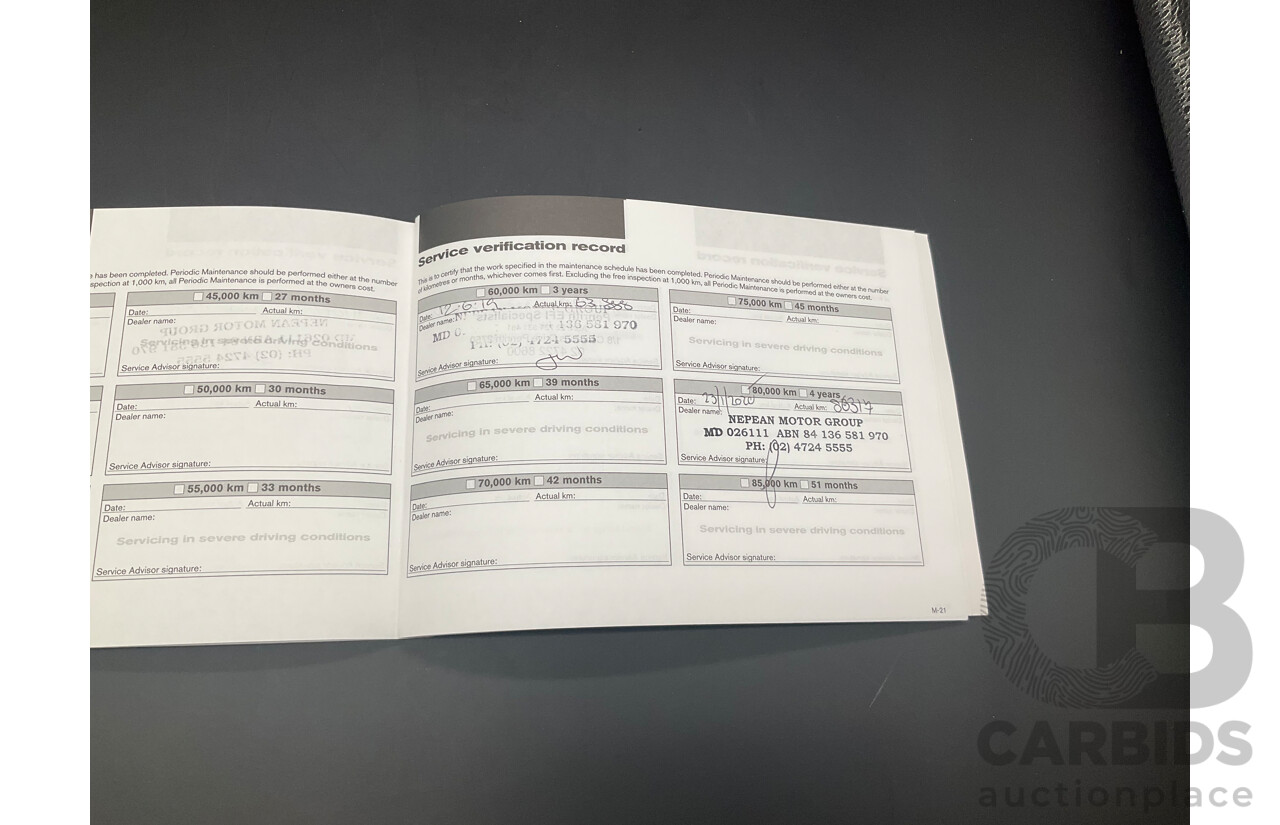 06/2017 Nissan Navara ST-X (4x4) D23 Series II Dual Cab Utility Cosmic Black Metallic Turbo Diesel 2.3L