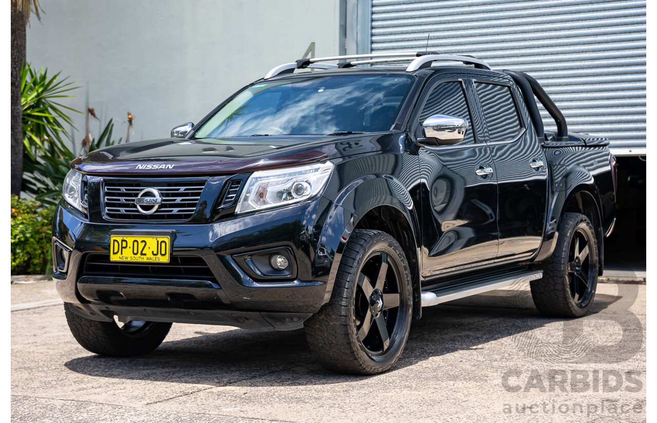 06/2017 Nissan Navara ST-X (4x4) D23 Series II Dual Cab Utility Cosmic Black Metallic Turbo Diesel 2.3L