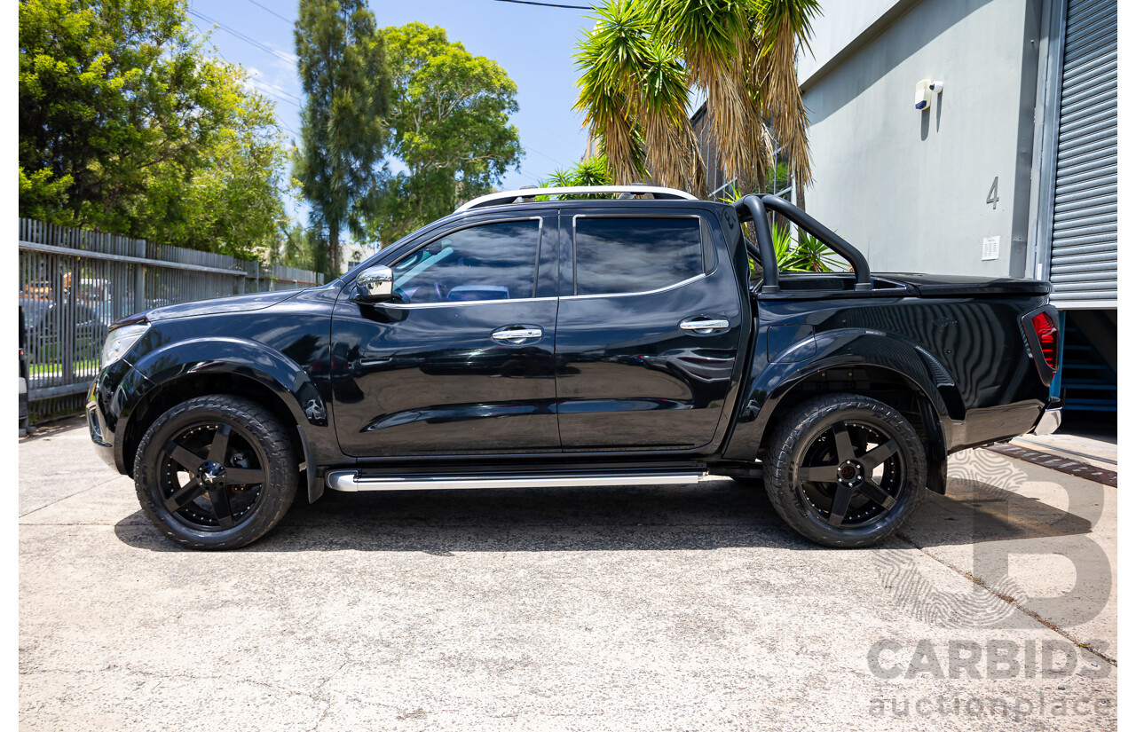 06/2017 Nissan Navara ST-X (4x4) D23 Series II Dual Cab Utility Cosmic Black Metallic Turbo Diesel 2.3L