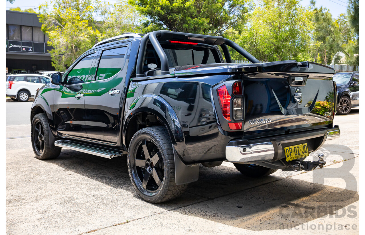 06/2017 Nissan Navara ST-X (4x4) D23 Series II Dual Cab Utility Cosmic Black Metallic Turbo Diesel 2.3L