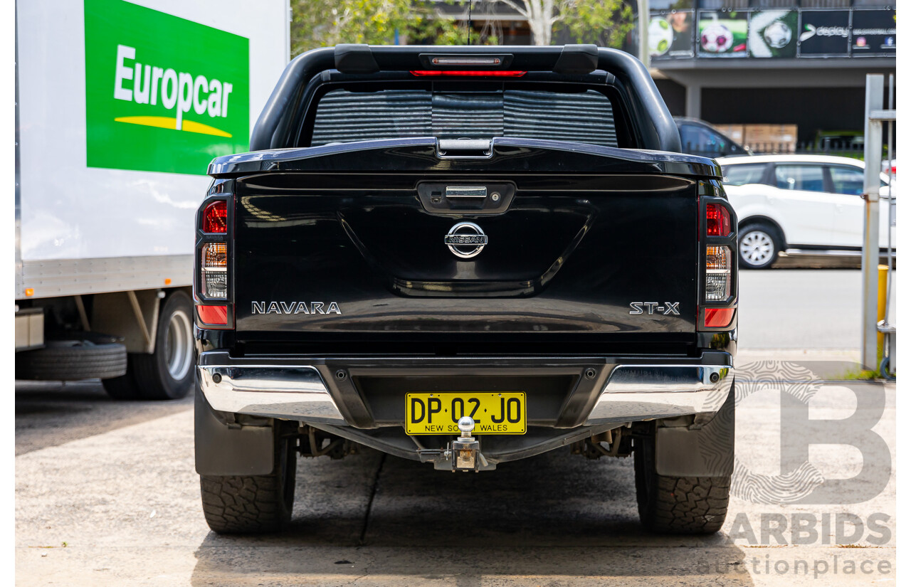 06/2017 Nissan Navara ST-X (4x4) D23 Series II Dual Cab Utility Cosmic Black Metallic Turbo Diesel 2.3L