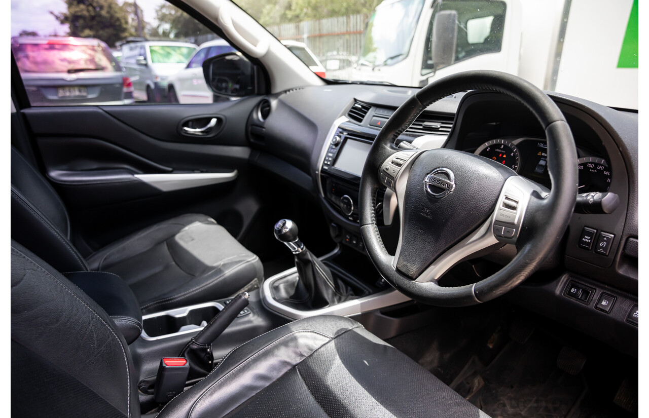 06/2017 Nissan Navara ST-X (4x4) D23 Series II Dual Cab Utility Cosmic Black Metallic Turbo Diesel 2.3L
