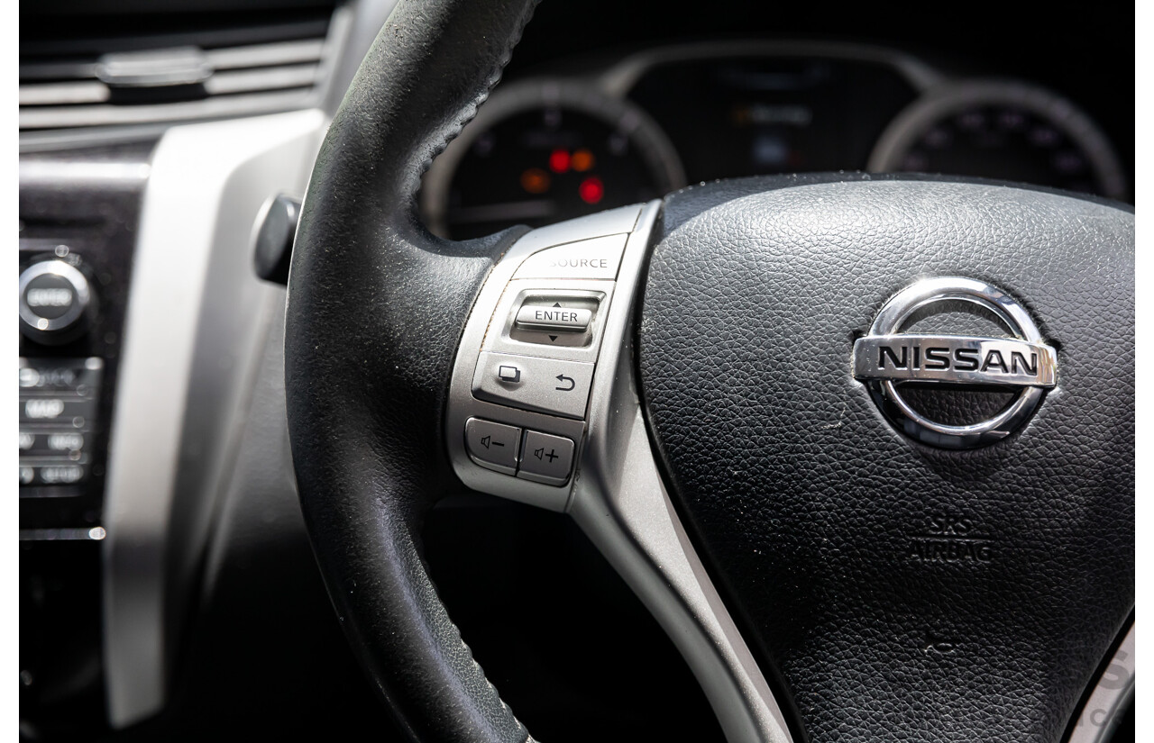 06/2017 Nissan Navara ST-X (4x4) D23 Series II Dual Cab Utility Cosmic Black Metallic Turbo Diesel 2.3L