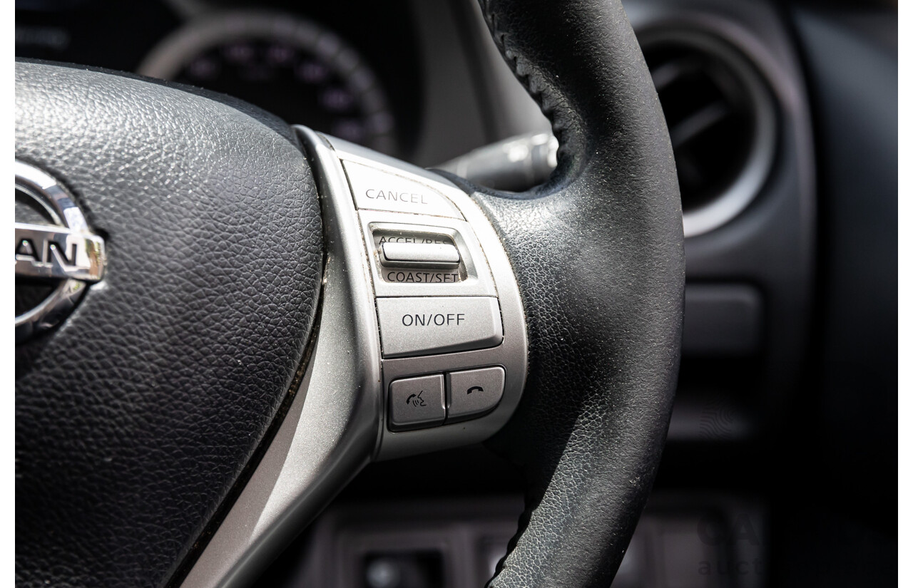 06/2017 Nissan Navara ST-X (4x4) D23 Series II Dual Cab Utility Cosmic Black Metallic Turbo Diesel 2.3L