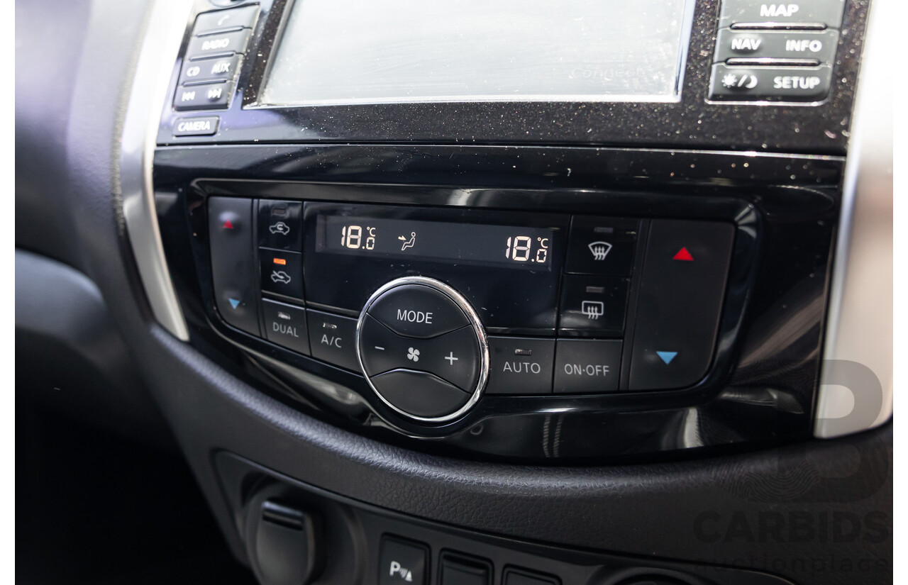 06/2017 Nissan Navara ST-X (4x4) D23 Series II Dual Cab Utility Cosmic Black Metallic Turbo Diesel 2.3L