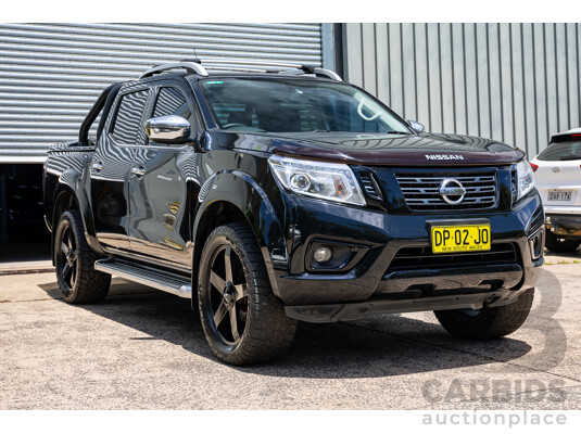 06/2017 Nissan Navara ST-X (4x4) D23 Series II Dual Cab Utility Cosmic Black Metallic Turbo Diesel 2.3L