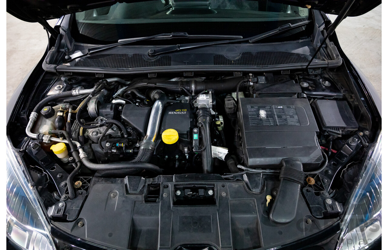 1/2011 Renault Megane Privilege 1.5dci X32 5d Hatchback Diamond Black Turbo Diesel 1.5L