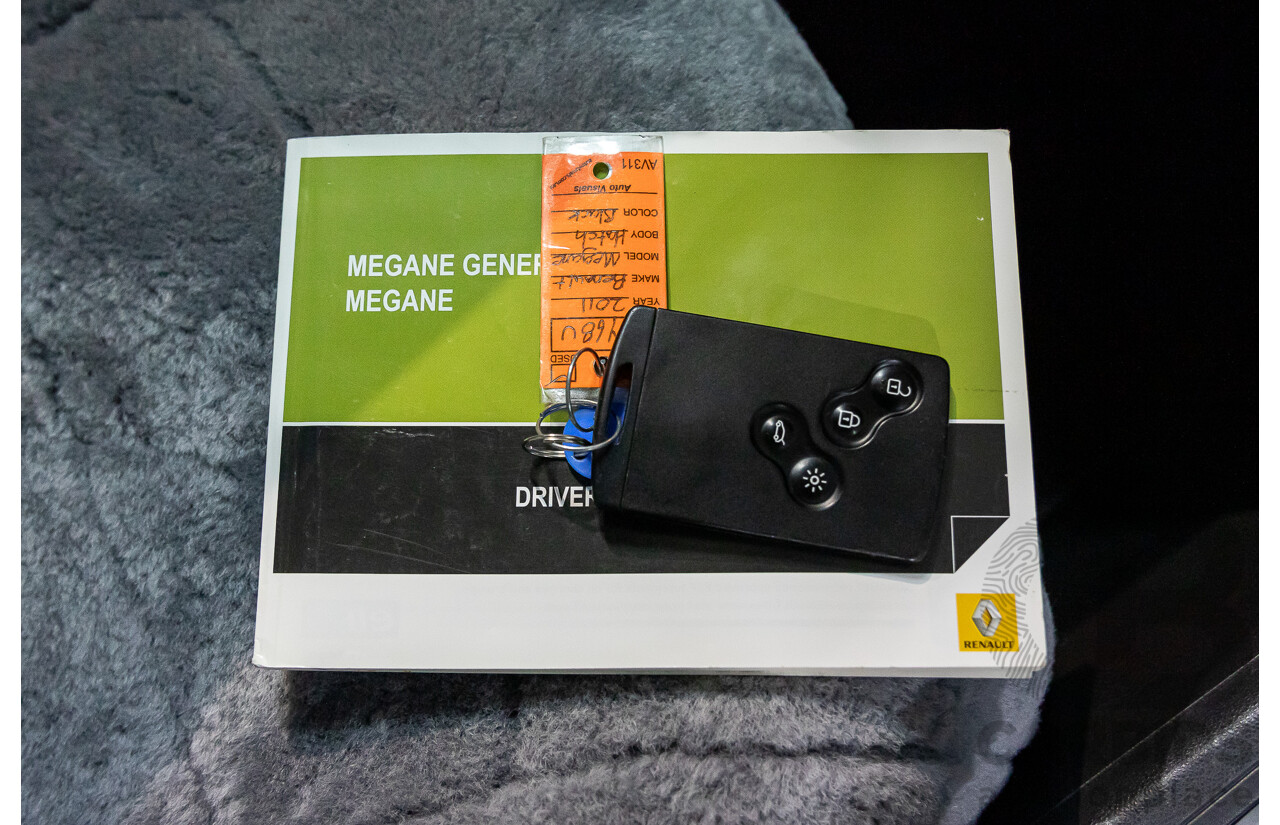 1/2011 Renault Megane Privilege 1.5dci X32 5d Hatchback Diamond Black Turbo Diesel 1.5L