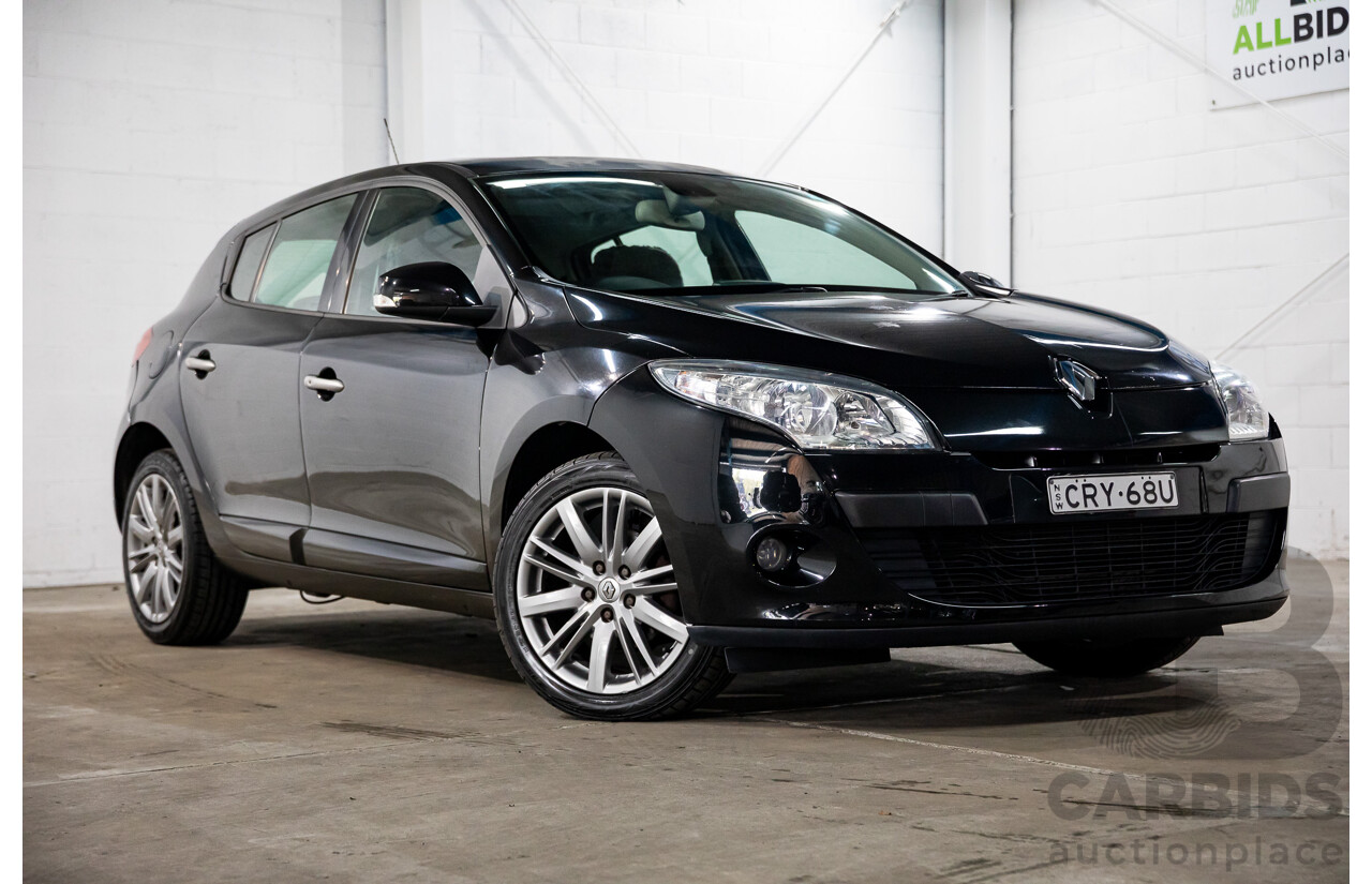 1/2011 Renault Megane Privilege 1.5dci X32 5d Hatchback Diamond Black Turbo Diesel 1.5L