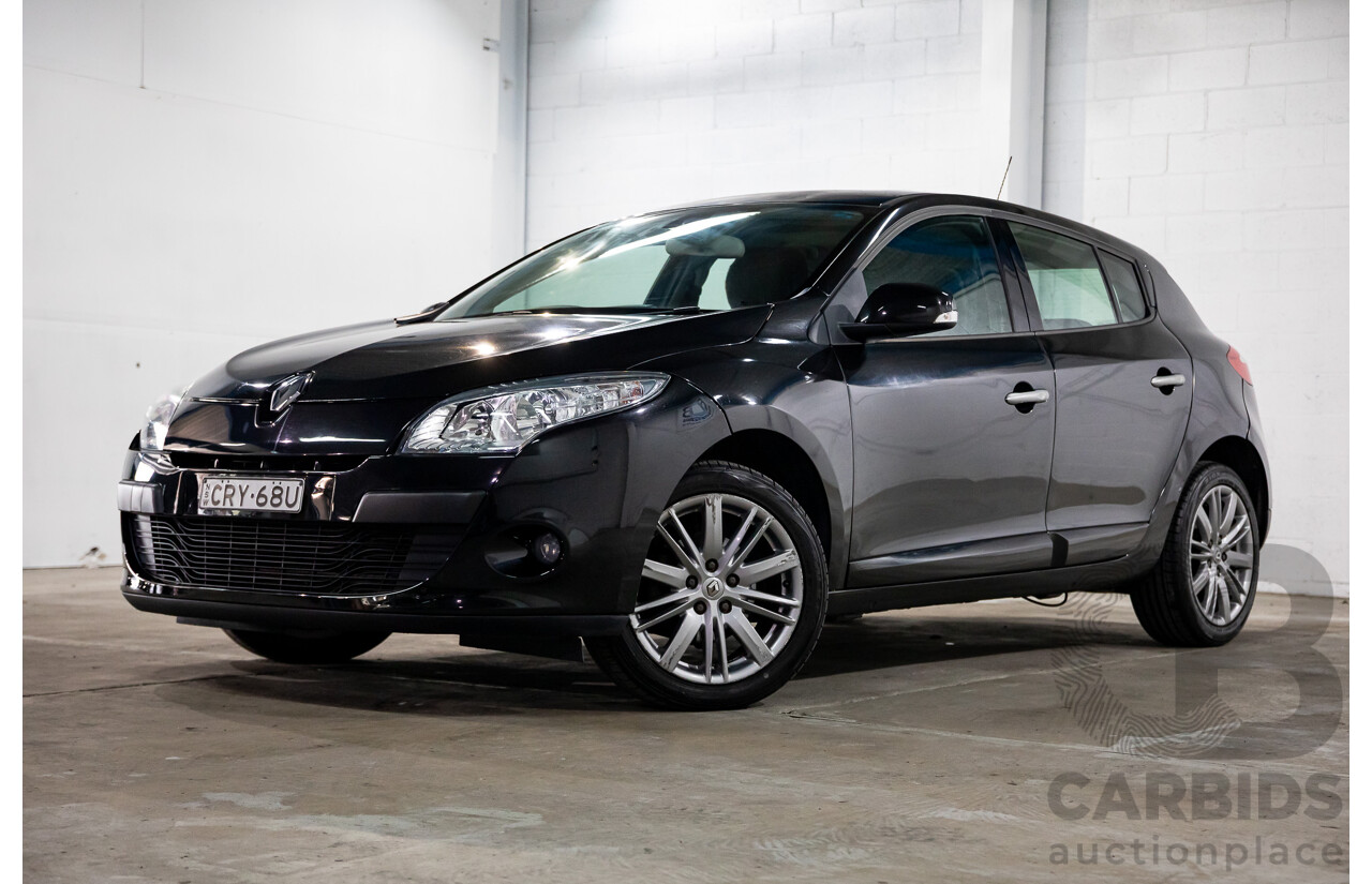 1/2011 Renault Megane Privilege 1.5dci X32 5d Hatchback Diamond Black Turbo Diesel 1.5L