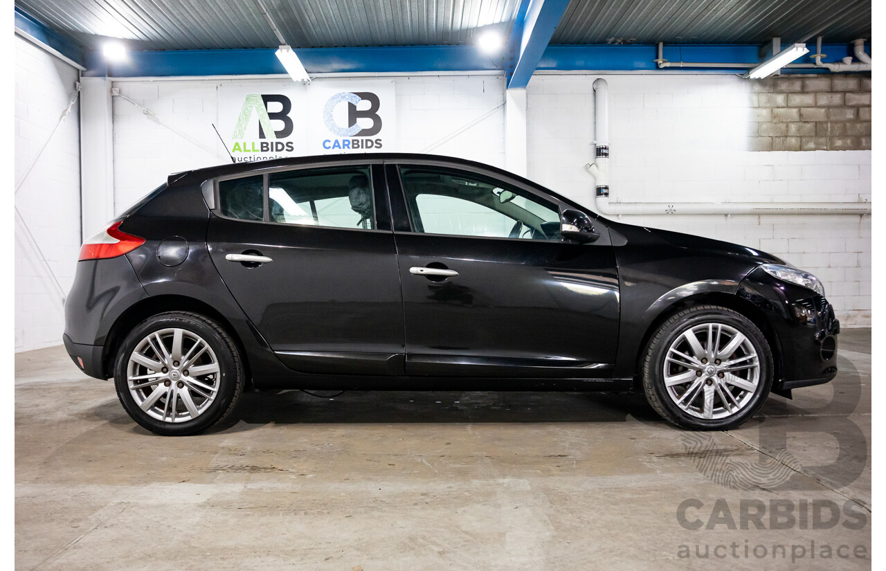1/2011 Renault Megane Privilege 1.5dci X32 5d Hatchback Diamond Black Turbo Diesel 1.5L