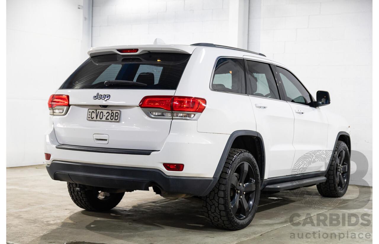 10/2014 Jeep Grand Cherokee Laredo (4x2) WK MY14 4d Wagon Bright White V6 3.6L