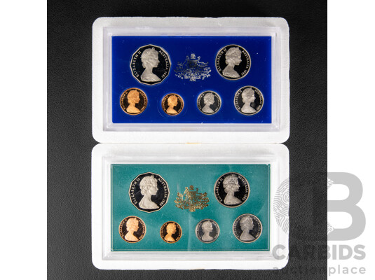 Australian RAM 1981 and 1982 Commonwealth Games Six Proof Coin Sets