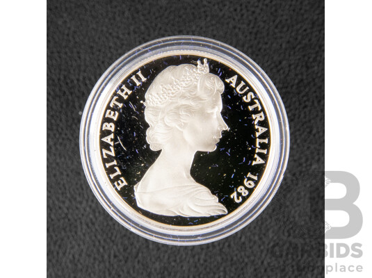 Australian RAM 1982 Silver Proof Ten Dollar Coin, Commonwealth Games .925