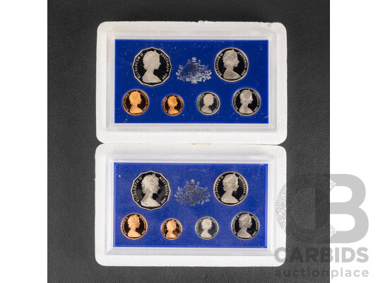 Australian RAM 1980 and 1984 Six Proof Coin Sets
