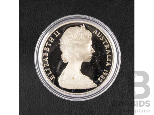 Australian RAM 1982 Silver Proof Ten Dollar Coin, Commonwealth Games .925