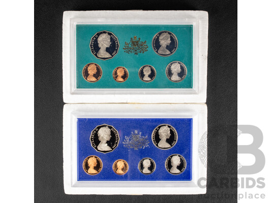 Australian RAM 1984 and 1982 Commonwealth Games Six Proof Coin Sets