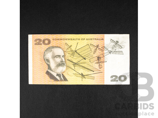 Australian 1972 Twenty Dollar Note, Phillips/Wheeler R404a
