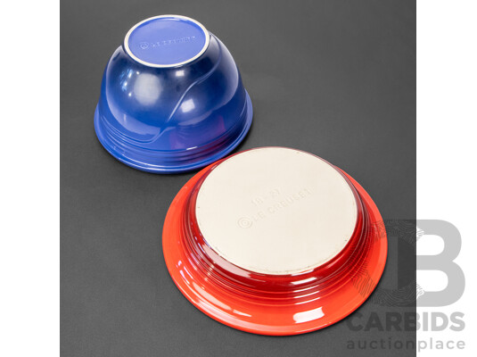 Le Creuset Ceramic Mixing Bowl and Baking Dish, Made in France