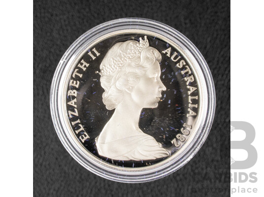 Australian RAM 1982 Silver Proof Ten Dollar Coin, Commonwealth Games .925