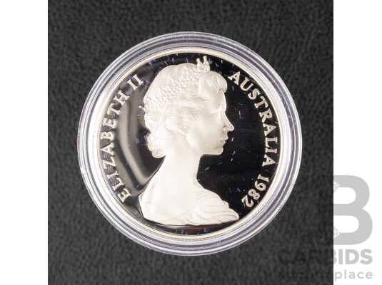 Australian RAM 1982 Silver Proof Ten Dollar Coin, Commonwealth Games .925