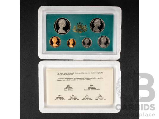 Australian RAM 1982 Six Proof Coin Set, Commonwealth Games
