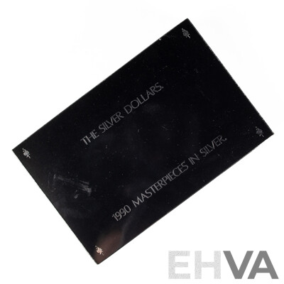 Australian RAM 1990 Masterpieces in Silver Proof Set, The Silver Dollars .925