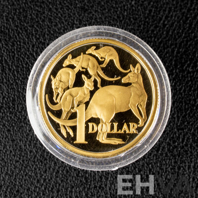 Australian RAM 1984 Proof One Dollar Coin, First Year Issue