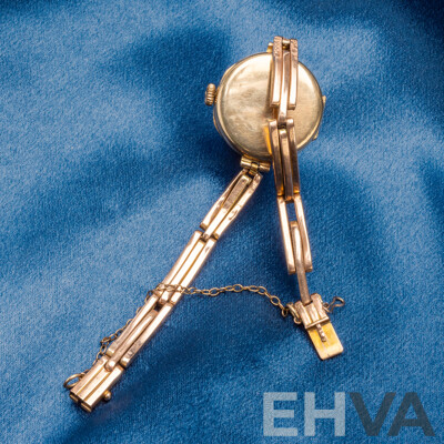 Ladies' Vintage 9ct Rose Gold Swiss Mechanical Watch - 20.65gms