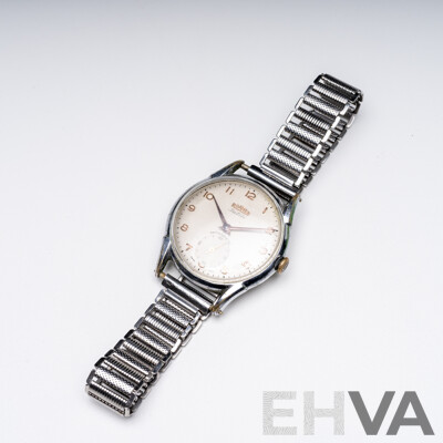 Vintage Rare WW2 Era Swiss Oversize 37mm Men's Mechanical Watch 
