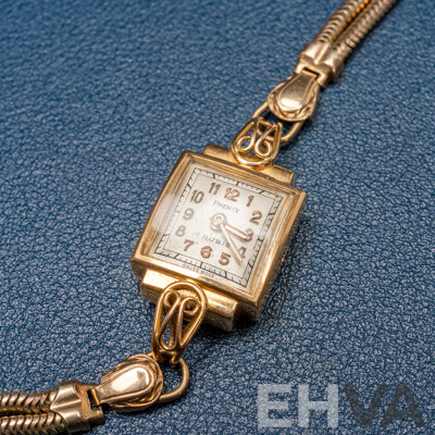 Rare Vintage 18ct Yellow Gold Swissmade Watch, Phenix - 32906